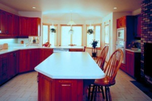 Kitchen With Vinyl Flooring