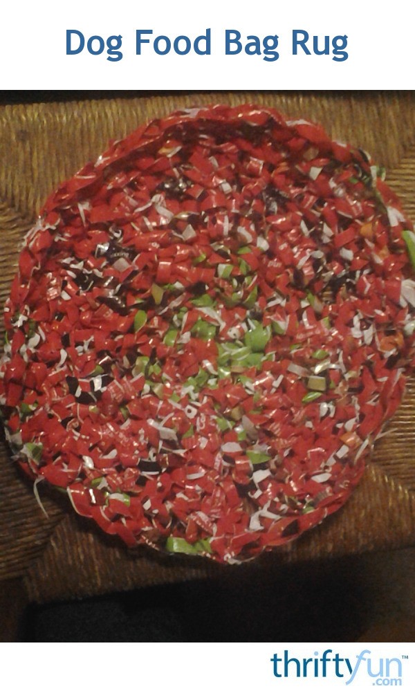 Dog Food Bag Rug | ThriftyFun