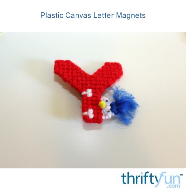 Plastic Canvas Letter Magnets ThriftyFun