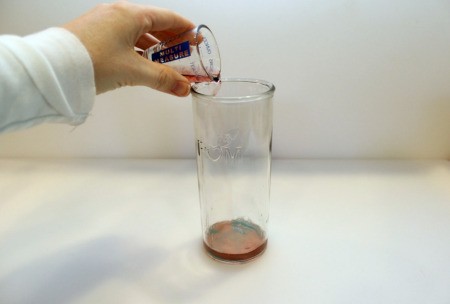 adding vinegar