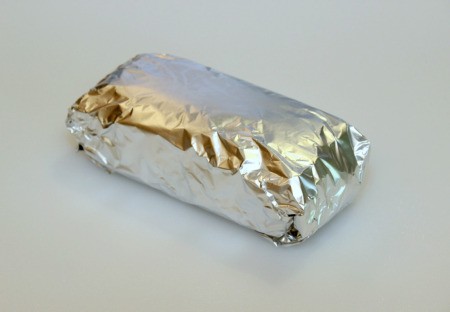 loaf wrapped in foil