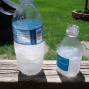Freeze Part Full Water Bottles