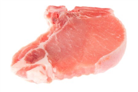 thawed pork chop