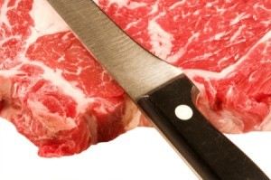 Photo of a cheaper cut of beef.