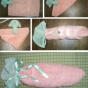 Folded Towel Carrot