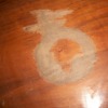 table damaged by cleaner