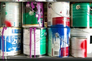 Storing Paint Cans