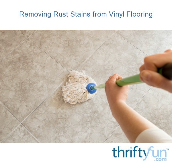 Removing Rust From Vinyl Composite Tile – NIVAFLOORS.COM