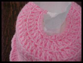 Closeup of opening for tissue.