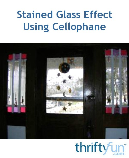 Stained Glass Effect Using Cellophane ThriftyFun
