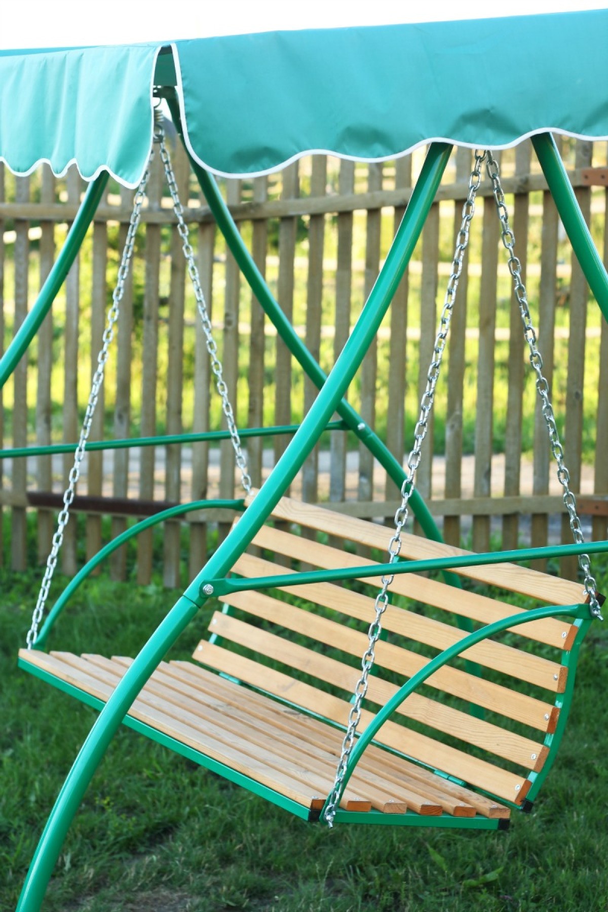 Replacing The Canopy On A Patio Swing Thriftyfun - Patio Swing Seat Fabric Replacement
