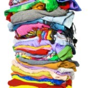 stack of clothing