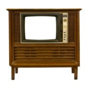 Old Cabinet TV