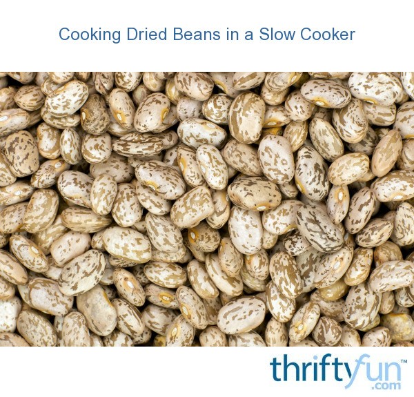 Cooking Dried Beans in a Slow Cooker ThriftyFun