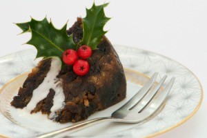 Slice of Christmas Pudding