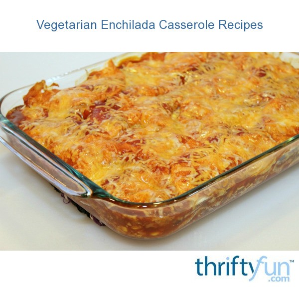 Vegetarian Enchilada Casserole Recipes | ThriftyFun