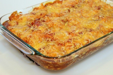 Vegetarian Enchilada Casserole