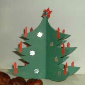 Three-dimensional Paper Christmas Tree