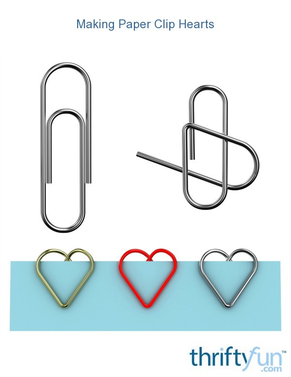 Making Paper Clip Hearts ThriftyFun
