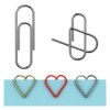 Making Paper Clip Hearts