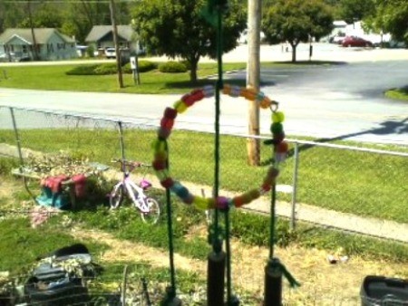 Maple Wood Branch Windchimes with Beads