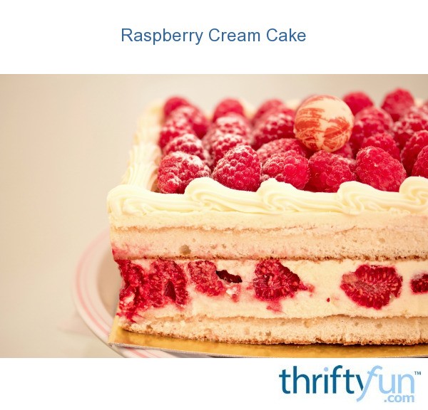 Raspberry Cream Cake | ThriftyFun