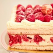 Raspberry Cream Cake