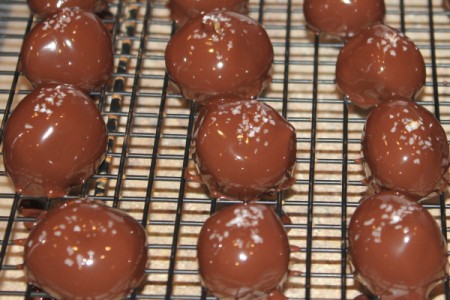 Salted Peanut Butter Balls