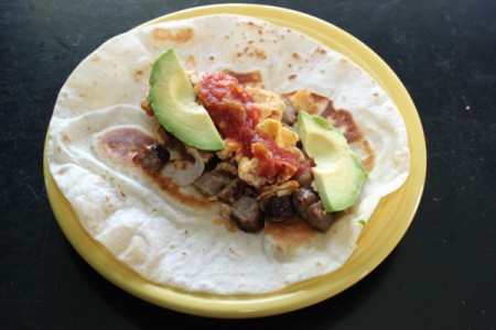 Sausage Breakfast Burrito