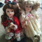 Two dolls.