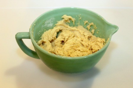mix flour and butter mixtures