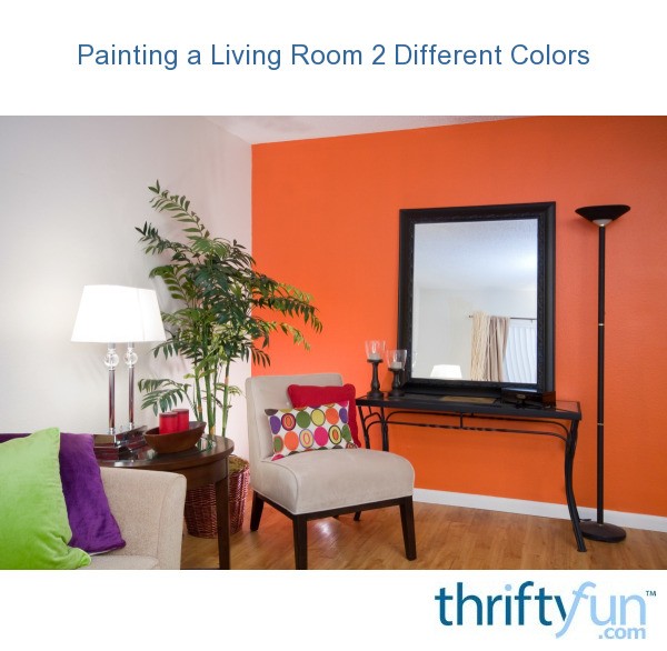 Painting a Living  Room  2  Different Colors  ThriftyFun