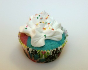 rainbow cupcake