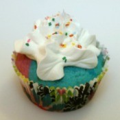 rainbow cupcake