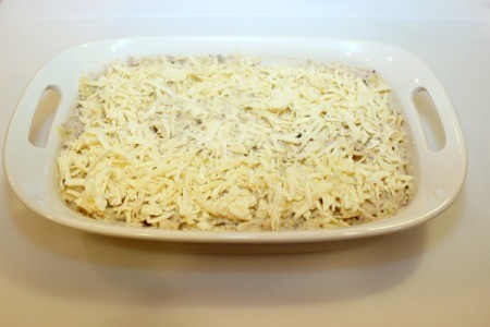 top with grated cheese