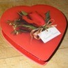 Heart shaped candy box.