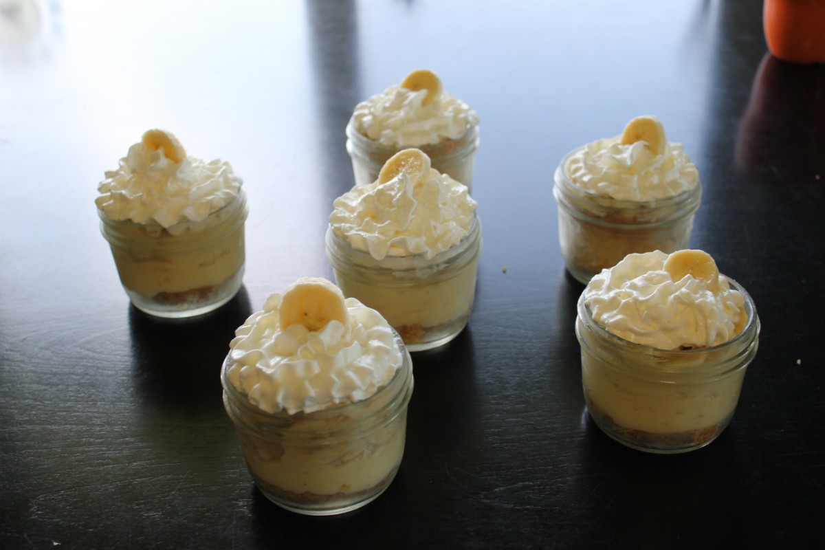 Banana Cream Pie Mason Jar Parfait