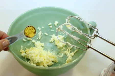 add zest to butter