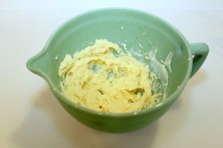 beat butter mixture
