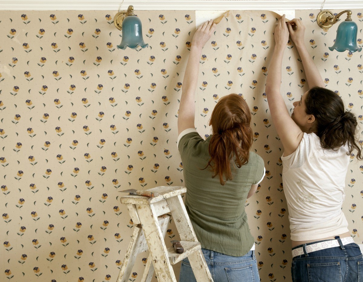 Painting After Removing Wallpaper | ThriftyFun