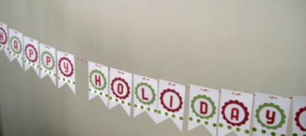 Holiday Tag Garland