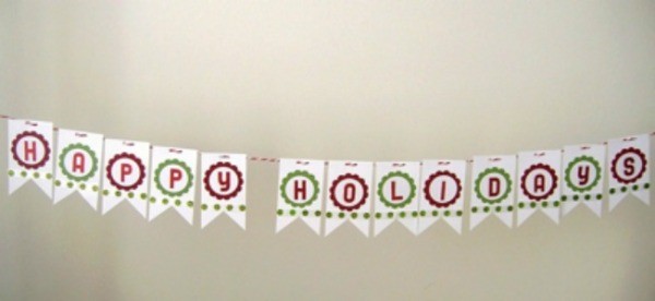 Holiday Tag Garland