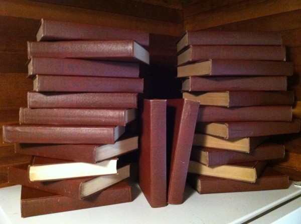Pile of books.