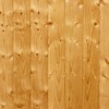 Siding made of wood boards.