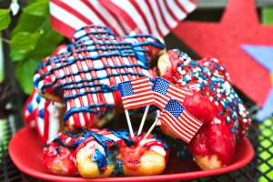 Fourth of July Doughnuts