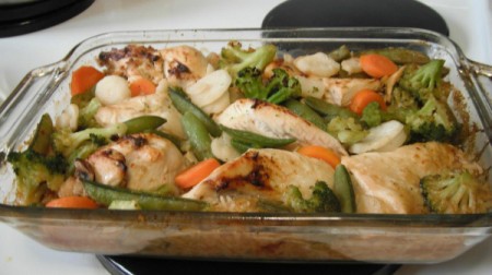 Chicken casserole.