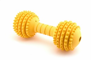 yellow dog toy