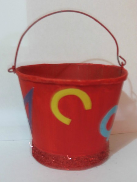 Adding letter cutouts.