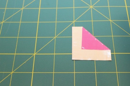 fold down top right corner