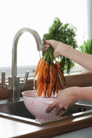 Washing Root Vegetables